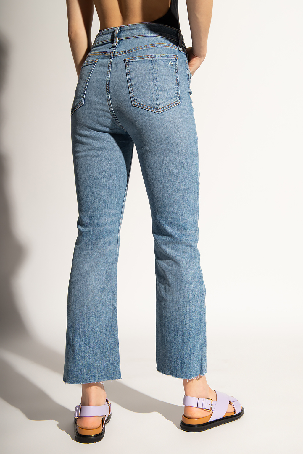 Rag & Bone  Raw-trimmed jeans